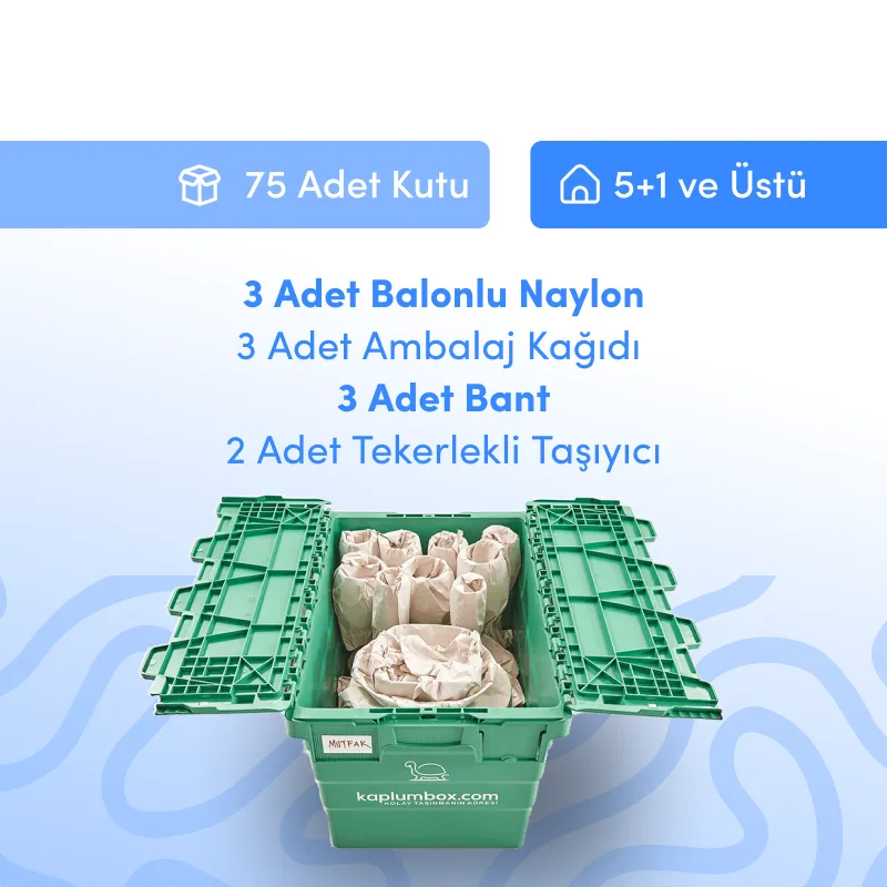 Kaplumbox Taşınma Paketi Villa (5+1 ve üstü)